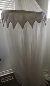 Cream Bed Canopy