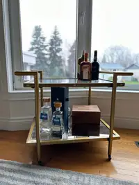 Small glass coffee table