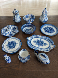 Hand Painted GZHEL Ceramics Collection