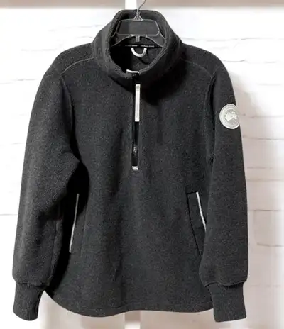 New Women’s Canada goose size XL grey, white label Humanature Severn 3/4 zip. Selling because it’s t...