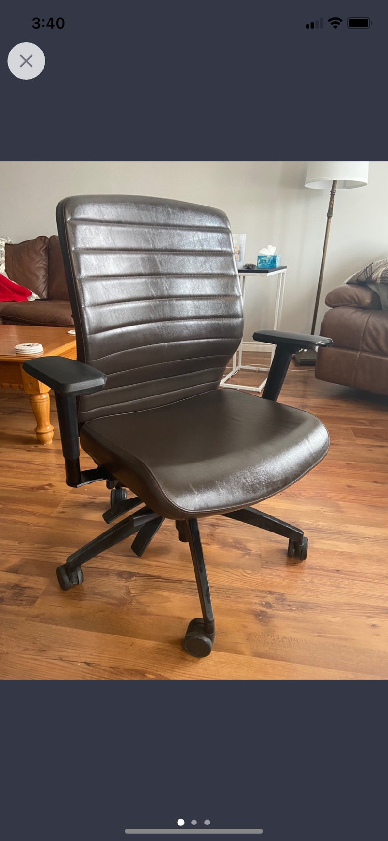 Leather Desk Chair Chairs & Recliners North Bay Kijiji