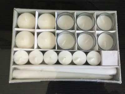 Unscented Candles Set, View more
