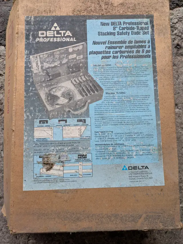 Delta 8" Dado Set63671997828867122