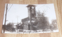 Vintage RPPC Post Office Newmarket Ont Postally Used