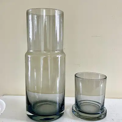 Pigeon and Poodle Faro Bedside Carafe and Glass, View more