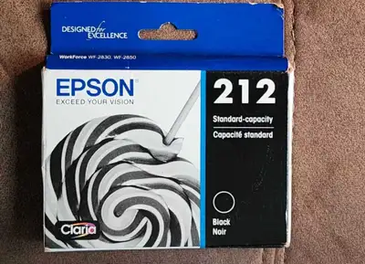 New! Epson T212 Ink Cartridge - Standard Capacity - Black, View more