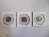 Three pc Lot Of Canadian & Nederland Pennies Circa 1963 - 1980