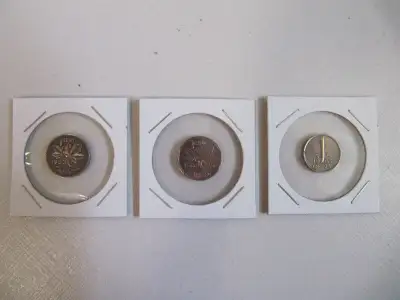 Up for sale is a three piece lot of Canadian and Nederland pennies from years 1963 to 1980. Part of...