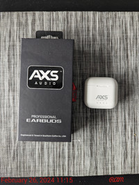 AXS Active Noise Cancelling Bluetooth Earbuds