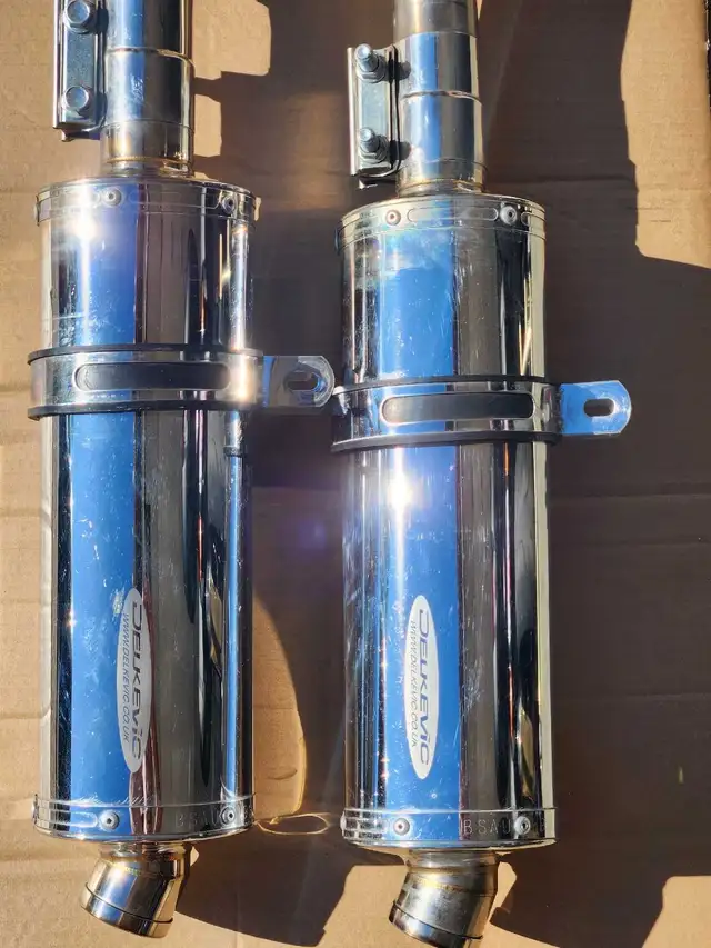 Delkevic Exhaust pipes.  in Motorcycle Parts & Accessories in Hamilton - Image 9