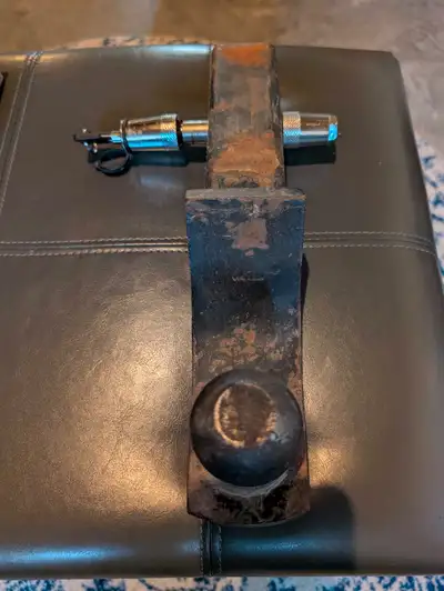 Trailer hitch and Lock, $30