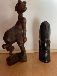 Wood statues 