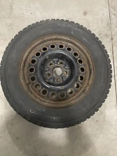 Winter tires on rims, good tread left 225 65 R17 Pick up rymal and upper Wellington $450 OBO