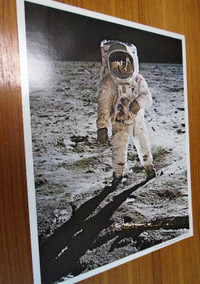 NASA Apollo 11 Moon Landing 5 Lithograph Print Photo Set