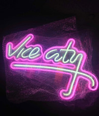 Neon Light Sign Vice City LED USB Brand New Delivered To You 