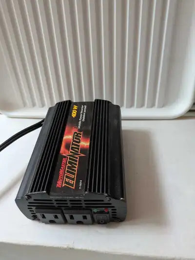 Gently used 400W inverter, with cigarette lighter plug.