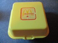 VINTAGE 1988 MCDONALDS FIGURE-BURGER BOX-BIG MAC? COLLECTIBLE!