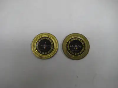 2 LUXOR CASINO TOKENS
