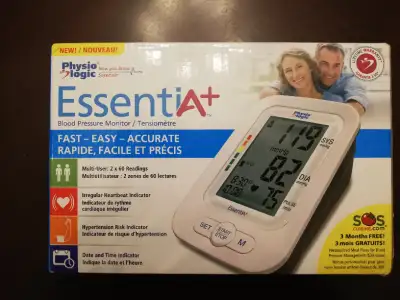 Brand New Physio Logic Essentia Automatic Blood Pressure Monitor, View more