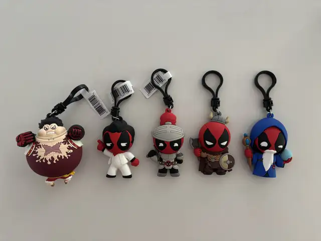 Deadpool, One Piece, Naruto Bag Clips Trade in Toys & Games in Markham / York Region - Image 2
