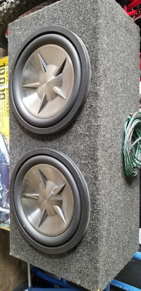 (2) 12" Clarion Subwoofers + Amplifier