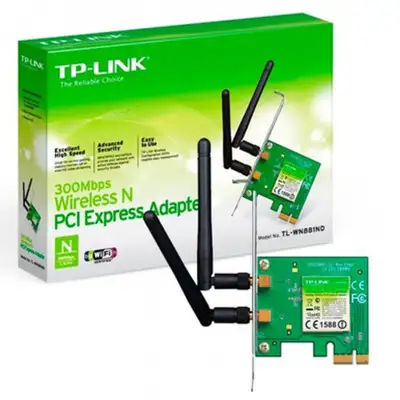 TP- LINK WIRELESS PCI ADAPTER 300MBPS., View more