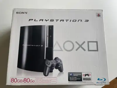 Sony PlayStation 3 (PS 3) console + 2 controls + 5 games, View more