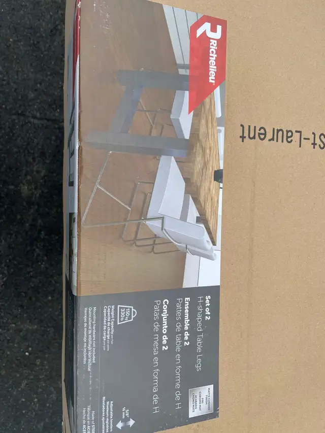 Richelieu H-shaped Table Legs in Other in Bedford - Image 2