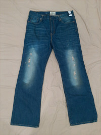 Aeropostale  jeans mens slim bootcut 36x34 distressed vintage