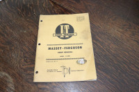 Massey Ferguson 65  Tractor IT Shop Service Manual MF-19