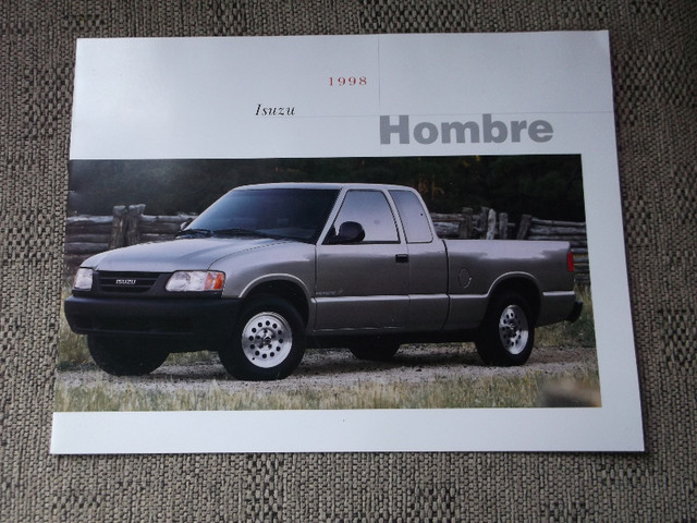 Collectible-1998 "ISUZU HOMBRE" PICKUP TRUCK BROCHURE-More ITEMS in Arts & Collectibles in Annapolis Valley