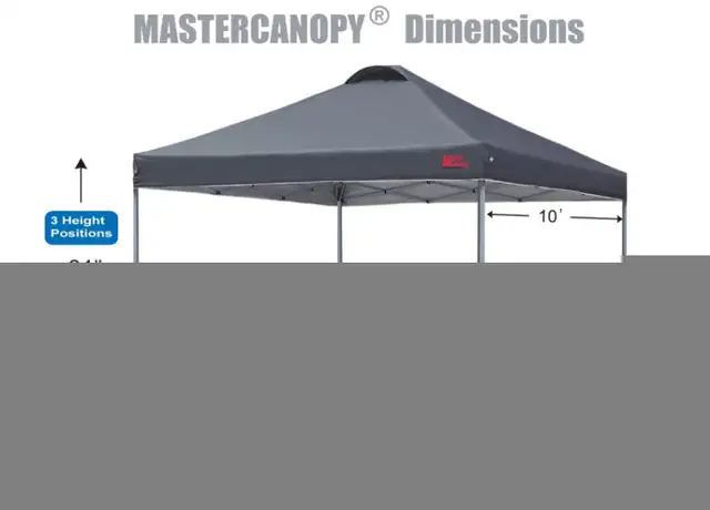 Mastercanopy Heavy-duty Instant Canopy, 10x10', Khaki - NEW in Other in Ottawa - Image 4