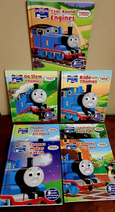 Dive into reading with this used Thomas & Friends Story Reader collection, featuring interactive boo...