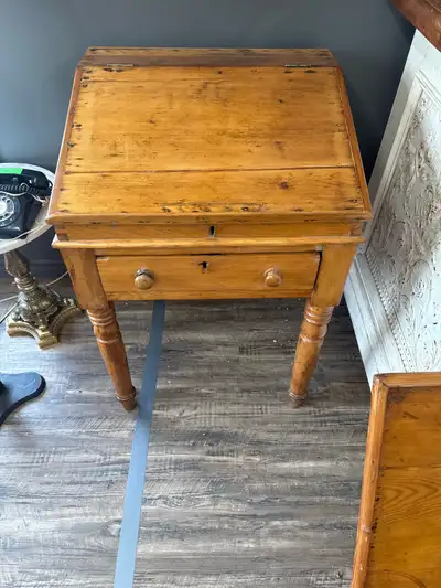 old slant top desk great decor and functional $285.00, View more