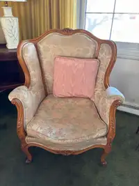 2 Queen Anne armchairs