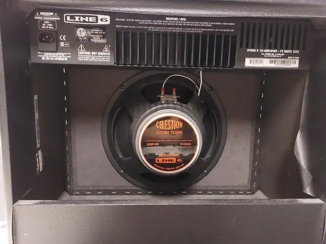 75 Watt Line 6 Guitar Amp + New Footswitch in Amps & Pedals in Markham / York Region - Image 4