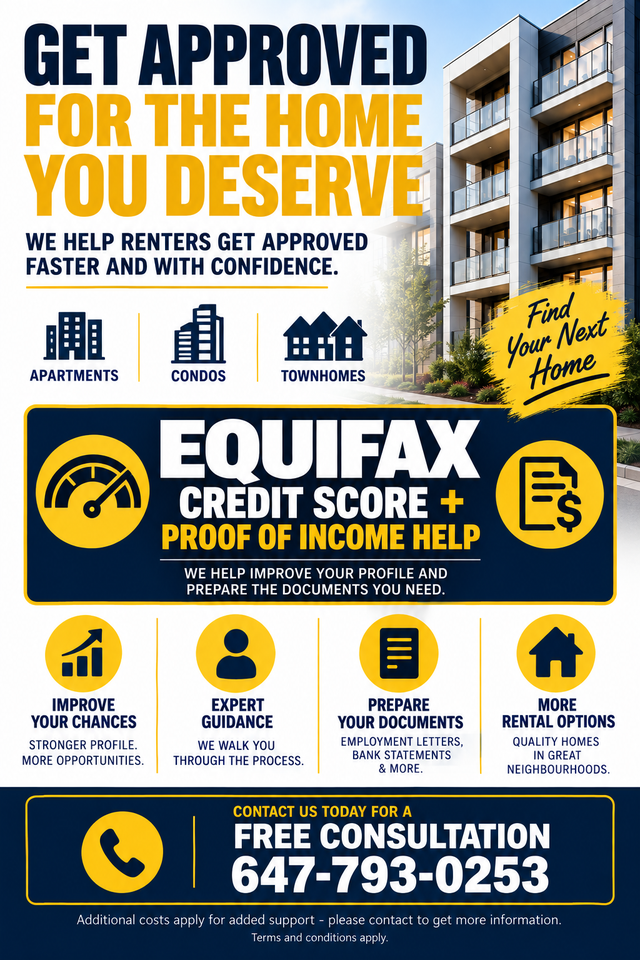 WE FIX POOR CREDIT SCORE AND LOW INCOME FOR RENTERS! CALL TODAY!
