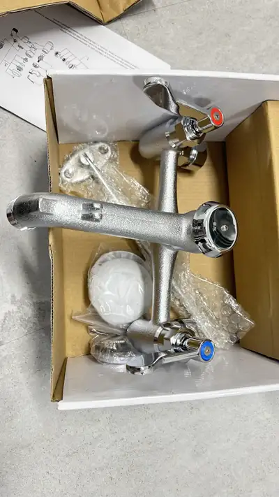 BRAND NEW FACUCET Mainline Two Handle Mop Sink, View more