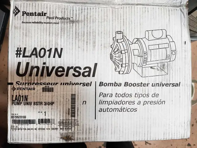 Universal booster pump508096574360145921