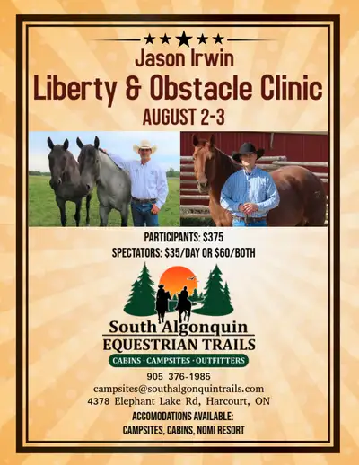 Liberty and Obstacle Clinic - South Algonquin Equestrian Trails, View more