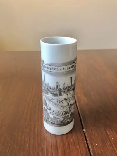 Bavaria Vintage Porcelain Bud Vase Home Deocor Transferware, View more