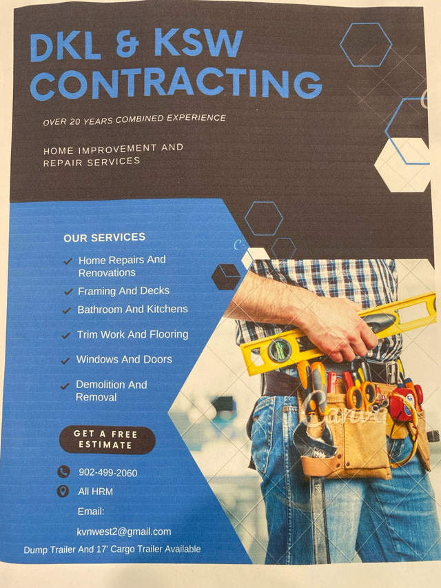 DKL Contracting in Renovations, General Contracting & Handyman in Dartmouth
