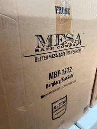 Brand New-MESA All Steel 1.7 cu. ft. Burglary/Fire Safe