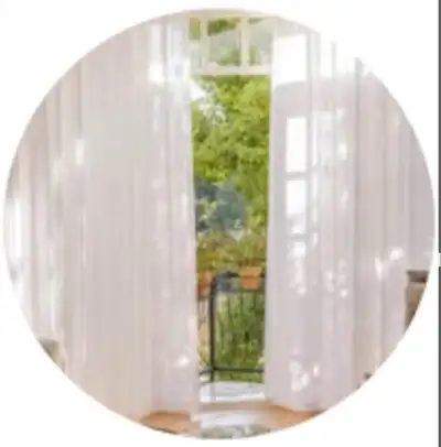 3 White Curtains For Sale 52” x 95”, View more