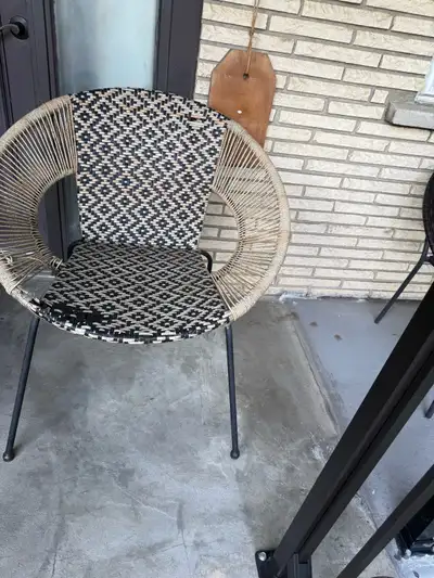 beautiful unique wicker and rope chair excellent quality, View more