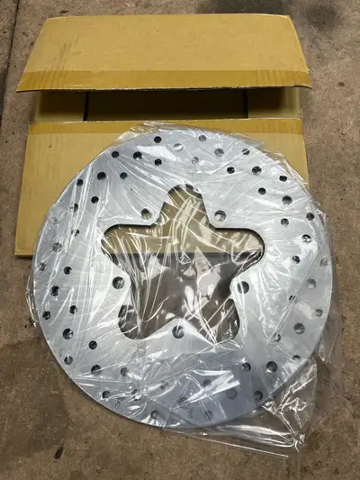 $100 each. 2 brand new never used. Still in box. front brake rotors. Fits FX 74-77 and XL 74-77. OEM...