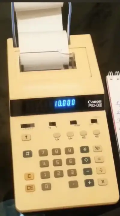 Excellent Printing Calculator from Canon , View more