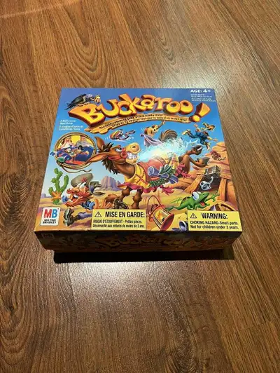 BUCKAROO! - The Saddle Stacking Game With a Moody Mule! Game by HASBRO Kick Up Some Fun with this ex...