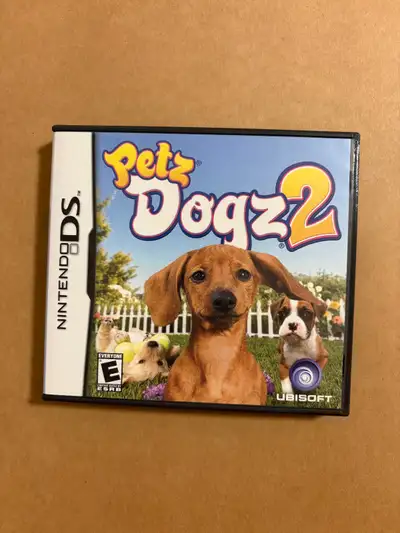 Petz Dogz 2, DS game. Includes original manuals. CASH ONLY, available for pick up in the Polo Park a...