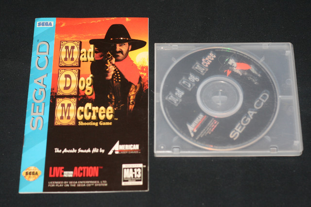 SEGA CD GAME- MAD DOG MCCREE SHOOTING GAME in Older Generation in Red Deer